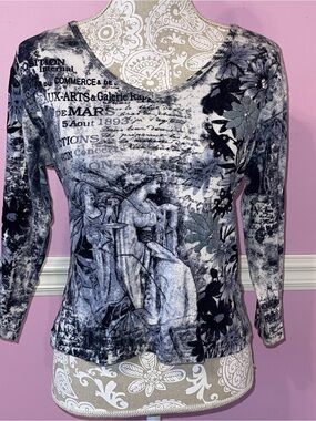 vintage Y2K 90s fairy blouse top shirt fairycore cottage Victorian renaissance
